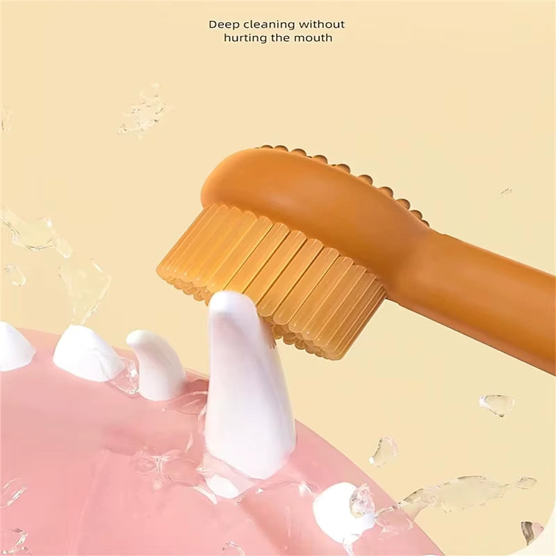 Soft Silicone Toothbrush & Tongue Sper for Dogs and Cats