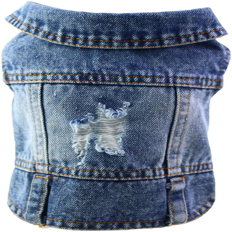 PawVibe Denim Jacket – Cool & Comfy Jean Style for Trendy Pups