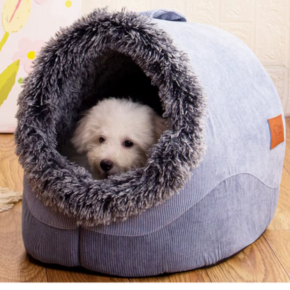 WarmNest Cozy Cave – Self-Warming Tent Bed for Cats & Small Dogs